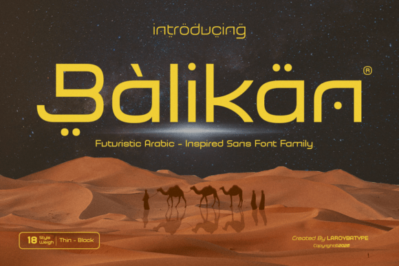 Balikan: Where Geometric Precision Meets Arabic Calligraphy