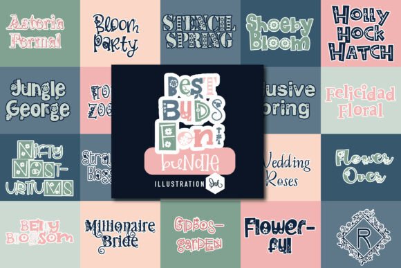 Best Buds: Blooming Typography for Every Creative Project
