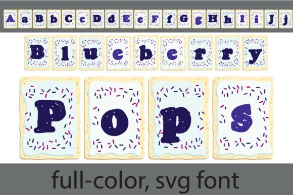 Blueberry Pops: A Typeface That Tastes Like Saturday Morning