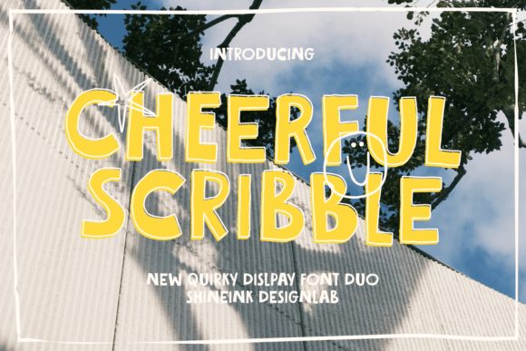 Cheerful Scribble: A Font Duo That Brings Instant Personality to Your Projects