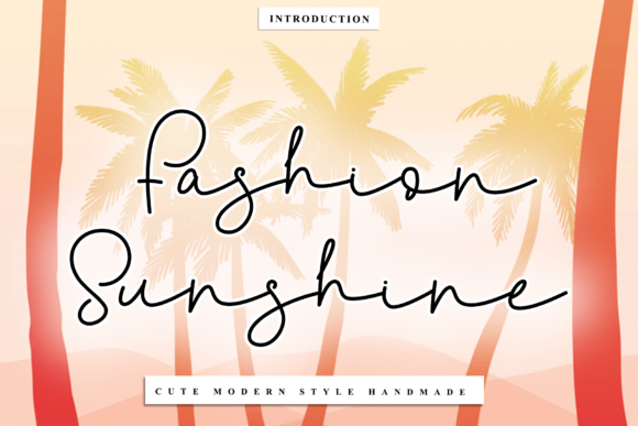 Fashion Sunshine: The Artisan Script Font for Warm Branding