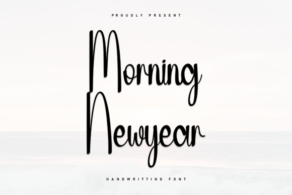 Morning Newyear: The Handwritten Font with a Sporty, Luxe Vibe