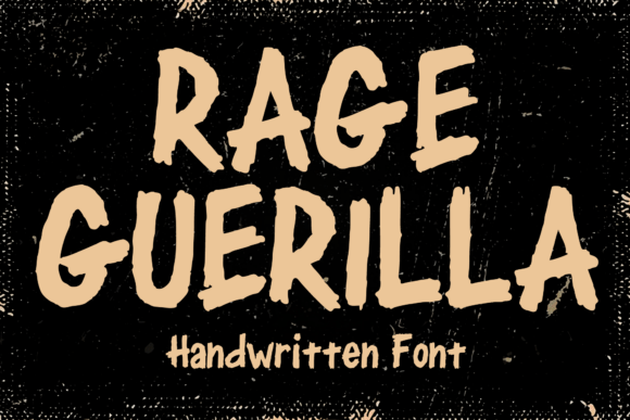 Rage Guerilla: Command Attention with Unapologetic Typography
