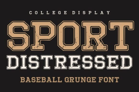 Sport Distressed: The Vintage Typeface That Scores Big