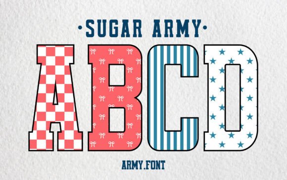 Sugar Army: A Bold Typeface for Unforgettable Branding