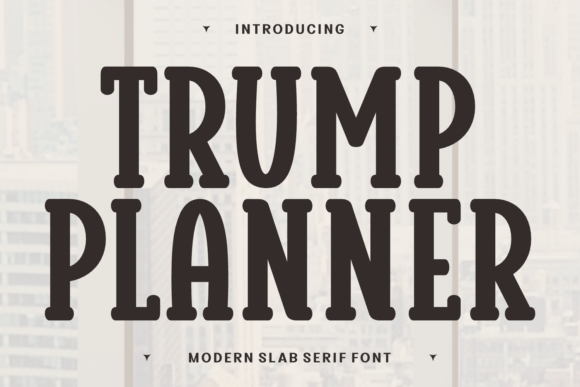 Trump Planner: A Whimsical Handwritten Font for Playful Retro Designs