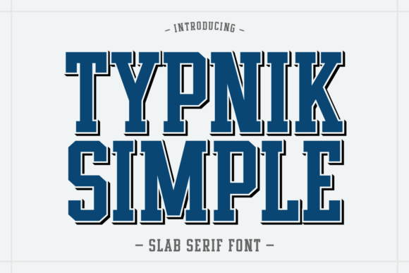 Typnik Simple: Command Attention with Athletic Typography