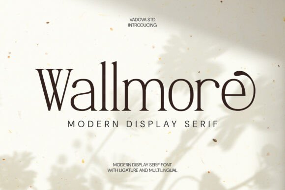 Wallmore: A Serif Font for Modern Elegance and Brand Impact