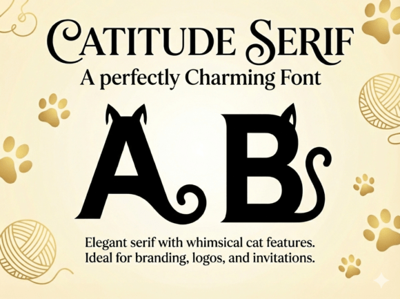 Why Catitude Serif is the Purrfect Typeface for Playful Branding