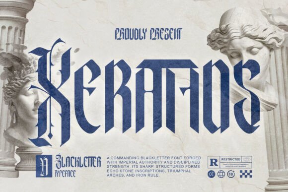 Xerathos: A Typeface Forged in Imperial Strength